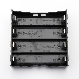 Le titulaire de la boete de la batterie abs de 5pcs pour 4 x 18650