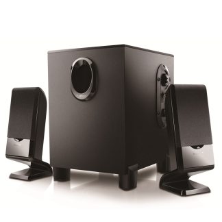Original Edifier R101V 2.1 canaux haut-parleur multimedia MDF 4 pouces Subwoofer HiFi stereo basse 3.5mm haut-parleurs d'ordinateur Audio avec prise ue - Gris argent