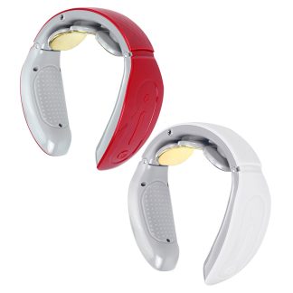 Masseur de cou 3D 4 Modes 15 Intensite de chauffage e impulsion electrique epaule Relax soulager la douleur masseur cervical - Blanc