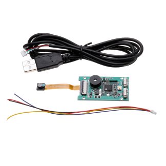 GM63D USB / RS232 1D / 2D Module de lecture de lecteur de codes-barres avec ceble de connexion court ou long - longue
