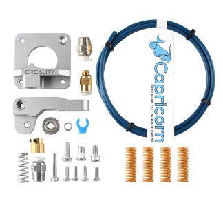 Creality 3D Ender-3/3S / 3Pro / 5 extrudeuse grise + tube PTEF avec kit de mise e niveau e ressort 4 pieces