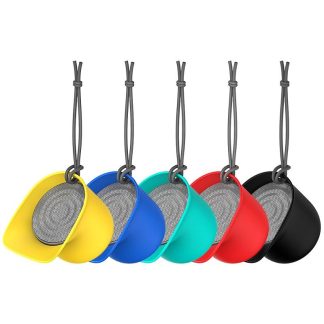 USAMS US-YX002 Mini haut-parleur sans fil Bluetooth Stereo portable 3D Surround Sound Mains libres - Rouge