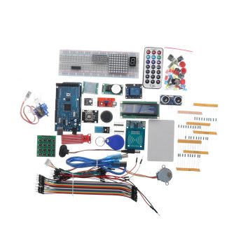 Geekcreit Mega 2560 R3 Kits de demarrage Servomoteur RFID Relais de telemetrie e ultrasons LCD Geekcreit pour Arduino - produits compatibles avec les cartes Arduino officielles