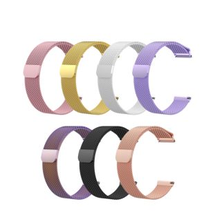 Bakeey 20 mm Montre-bracelet de remplacement en acier inoxydable Bande Bracelet pour Fitbit Versa - Dore