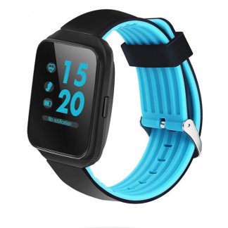 Z40 1,54 pouces Bluetooth Smart Watch moniteur de pression arterielle rythme cardiaque Smart Wristband - Bleu