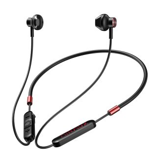 BlitzWolfe AIRAUX AA-NH2 Dual Dynamic Drivers ecouteur sans fil Bluetooth 5.0 Tour de cou Casque magnetique Sports Casque etanche pour Samsung pour iPhone - Noir