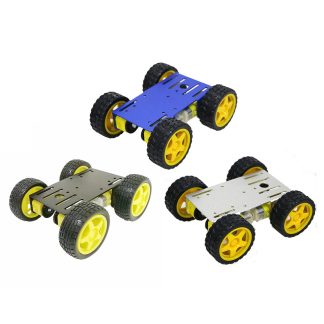 Kit de voiture chessis intelligent bleu / noir / ruban C101 4WD ameliore pour -UNO-R3 - Bleu