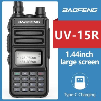 2022 Baofeng UV-15R talkie-walkie 10W haute puissance 999 canaux double Bande emetteur radios VHF UHF chargeur USB Radio bidirectionnelle