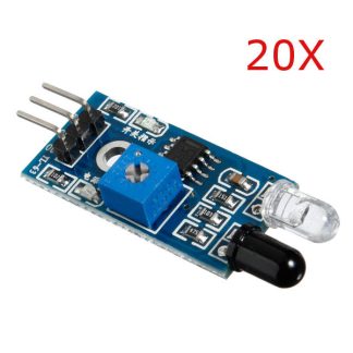 Robot intelligent de voiture de capteur d'evitement d'obstacles infrarouge 20pcs