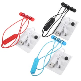 bluetooth V4.1 ecouteur magnetique intra-auriculaire sport sans fil ecouteurs stereo casque - Bleu