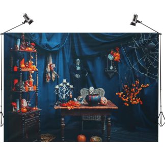 5x7FT Aquarelle Mur Tissu Photographie Toile de Fond Props Halloween Party Decor