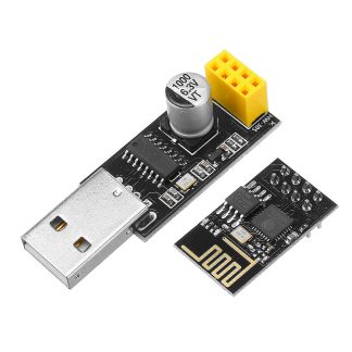 5pcs ESP01 Programmeur Adaptateur UART GPIO0 ESP-01 CH340G USB e ESP8266 Serie Wireless Development Board