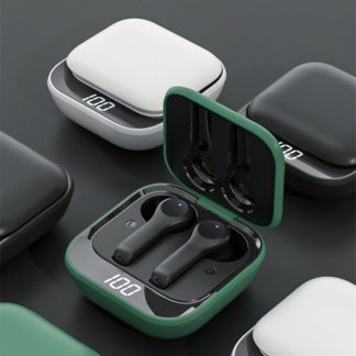 Bakeey F09 Casque de sport sans fil TWS ecouteurs bluetooth 5.0 e commande tactile ecouteurs etanches avec micro HD Casque de musique stereo - Blanc