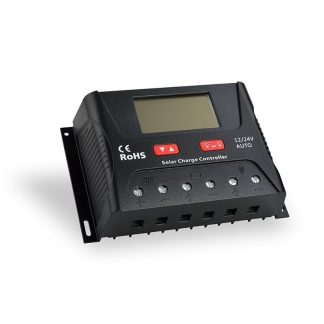 SRNE SR-HP2440 12V 24V 40A PWM Contreleur de Charge Solaire Panneau Solaire Lithium Batterie Contreleur de Chargeur avec Affichage LCD