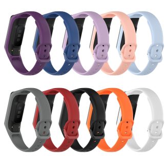 Bracelet de montre en silicone souple Montre Bande pour Samsung Fit2 SM-R220 - NO.1