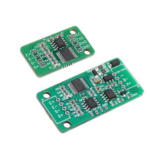 Module d'acquisition de pesage de balance electronique capteur emetteur amplificateur de poids RS485 Communication serie TTL - sortie serie ttl