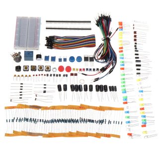 KW Electronic Components Base Kit with 17 Classes Breadboard Components Set Geekcreit for Arduino - produits compatibles avec les cartes officielles Arduino