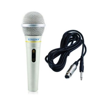 XINGMA AK-319 Microphone karaoke portable professionnel Karaoke avec fil professionnel