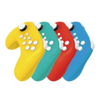 Contreleur de jeu sans fil Bluetooth DOBE TNS-19155S pour Nintendo Switch NS Lite Console de jeu Gyroscope Vibration Gamepad - Jaune