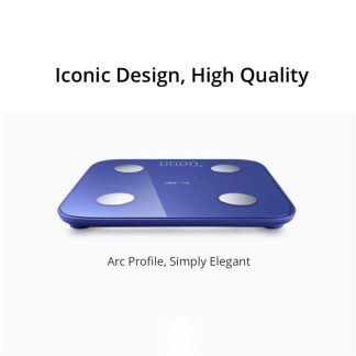 Realme Body Fat Scale Smart bluetooth 5.0 LED Balance e affichage numerique Balance de poids de test - Bleu