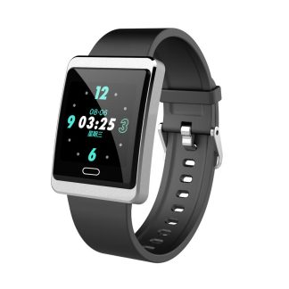 XANESe Y13 1,33 '' IPS ecran tactile IP68 etanche Smart Watch Moniteur de tension arterielle Fitness Exercice Bracelet de sport - Argent et bleu