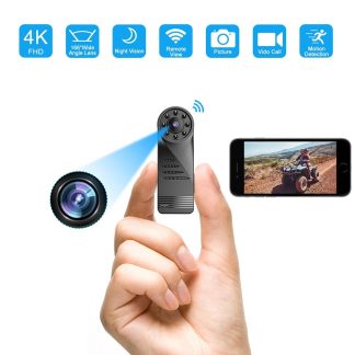 D5 4K HD Mini camera IP WiFi portable Vision nocturne vue e distance P2P Micro webcam camescope enregistreur video