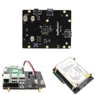 X820 2,5 pouces SATA HDD / SSD USB3.0 carte d'extension de stockage pour Raspberry Pi 3 modele B / 2B / B