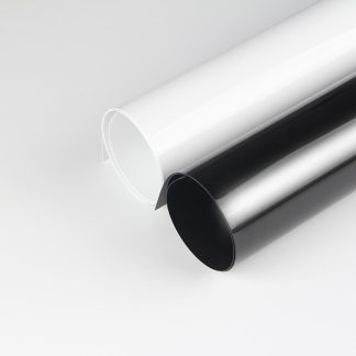 23.6x51.2 '' panneau de fond de photographie de couleur unie en PVC etanche - Noir