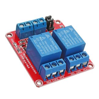 5Pcs 5V Module de relais e optocoupleur de declenchement e 2 canaux