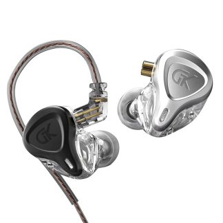 KZ GK-G5 ecouteurs intra-auriculaires en metal HiFi basse musique ecouteurs casque antibruit moniteur de sport ecouteurs pour G1 EDX ZST ZEX MT1 ZSN DQ6 - Noir la norme
