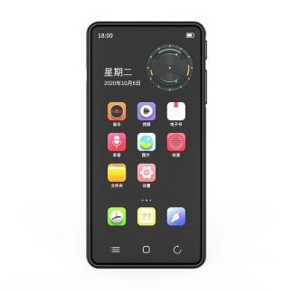 RUIZU H8 4,0 pouces ecran tactile complet 16GB Android WiFi lecteur MP3 MP4 Bluetooth 5.0 lecteur video de musique avec enregistrement FM E-book