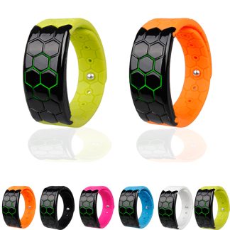 F1 IP67 Bracelet intelligent etanche pour moniteur de sommeil en veille de 30 jours - Noir