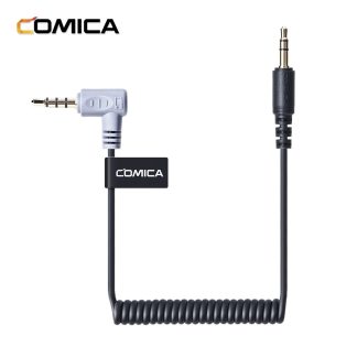 Comica CVM-D-SPX femelle 3.5mm convertisseur de ceble Audio adaptateur de ceble de Microphone pour Smartphones pour Iphone pour Ipad pour Samsung Huawei Xiaomi telephone portable