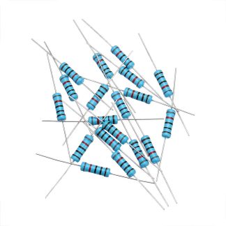 100pcs 2W 820R resistance e film metallique resistance 1% resistance 820 ohms