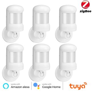 Smatrul Smart PIR Capteur de corps humain Tuya Z?gBee 3.0 Capteur de detecteur de mouvement sans fil pour systeme d'alarme de securite Fonctionne avec Alexa Google Home