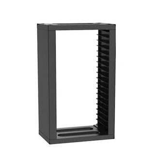 Dobe TP4-19221 boete de disque de jeu support de boete de rangement de support de disque pour PS4 / Slim / Pro carte de jeu de Console de jeu