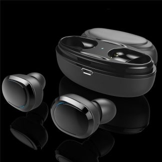 [Vraiment Sans Fil] Invisible Bluetooth ecouteurs Stereo Basse Sonore Casque Annulable Avec HD Mic - Argente