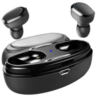 [True Wireless] Bluetooth V5.0 ecouteurs Hifi Reduction Stereo ecouteur Stereo ecouteur Avec Boete de Recharge pour Smartphones - Argente