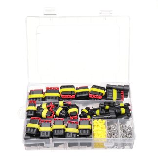 352 pieces HID connecteurs etanches 1/2/3/4 broches voiture connecteur de fil electrique prise camion harnais 300 V 12A