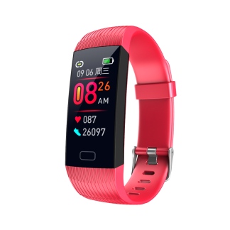 Bakeey Z6 Moniteur de pression arterielle de frequence cardiaque Affichage de message en temps reel Charge USB Montre intelligente - Noir