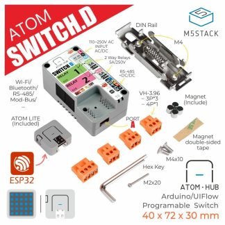 Kit M5Stacke ATOM HUB SWITCH Commutateur intelligent Contrele bidirectionnel Scenarios industriels programmables