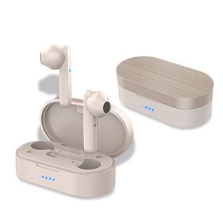 T10 TWS sans fil bluetooth 5.0 ecouteur LED ecran tactile etanche HiFi casque antibruit musique casque - kaki