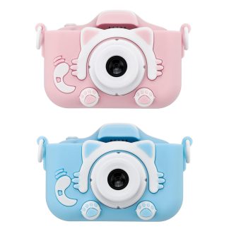 X5S 2000W HD 1080P double objectif numerique enfant enfants camera camescope enregistreur video - rose