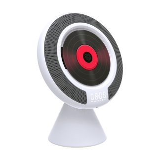 Haut-parleurs Bluetooth Chargement USB Montage mural pour enfants Lecteur CD d'apprentissage Telecommande Fonction de synchronisation