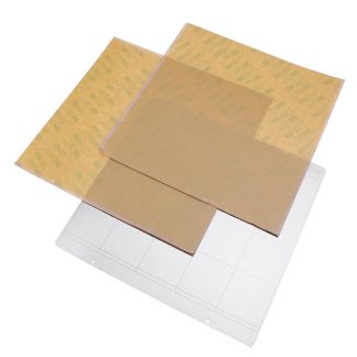 MK52 plaque chaude 253.8 * 241mm de fer de lit avec PEI 2pcs adhesif pour l'imprimante 3D