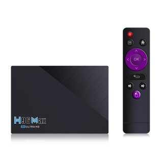 H96 MAX RK3566 SDRAM 8 Go DDR3 64GB eMMC ROM Android 11.0 8K UHD TV Box support Youtube 4K bluetooth 4.0 5G Wifi 1000M LAN H.265 VP9 4K Decodeur IR Contrele OTT Box - Prise americaine