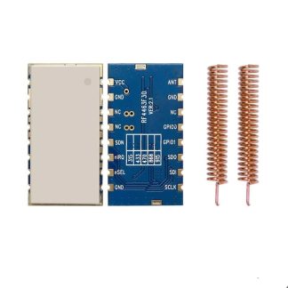 2 pieces RF4463F30 1W FSK sans fil SI4463 Module emetteur-recepteur 433MHz module recepteur RF sans fil - 433 mhz