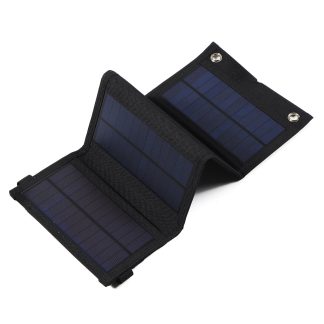 30W 5V Chargeur de panneau solaire pliable Sunpower Banque d'energie solaire USB Sac e dos Camping Randonnee