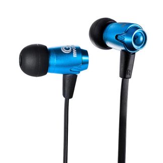 Mykimo metal ceble plat de 600 MK commande filaire ecouteurs casque avec micro - Argente