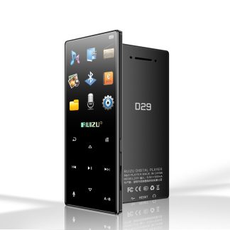 Ruizu D29 8G lecteur MP3 sans perte lecteur de musique Audio haut-parleur integre Radio FM horloge e-book - Noir